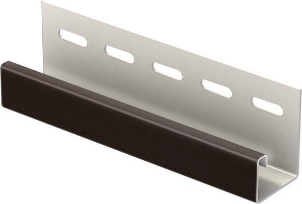 J-планка к Софиту PRO Тёмно коричневый купить в New Moscow