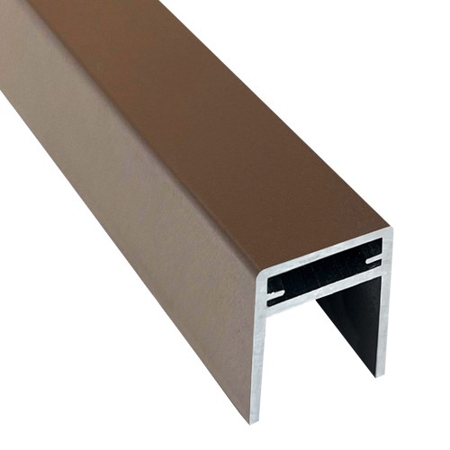 П-профиль Алюминиевый EasyDecking 35x25 Венге купить в New Moscow