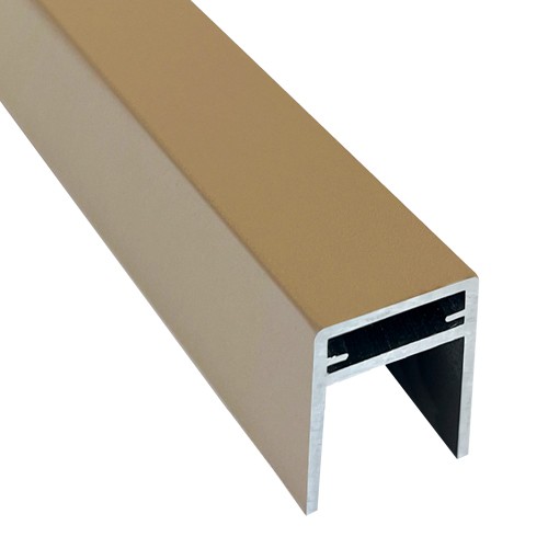 П-профиль Алюминиевый EasyDecking 35x25 Дуб купить в New Moscow
