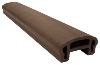 Перила вехнее фигурное Woodvex Select Темно - Коричневый купить в New Moscow