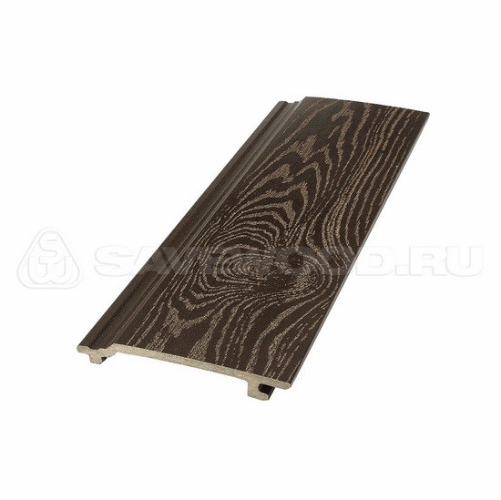 Сайдинг из дпк savewood sw-sorbus тангенциальный распил темно-коричневый купить в New Moscow
