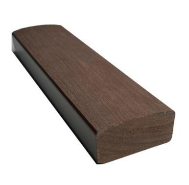 Лавочный брус Ecodecking Некст полнотелый брашированный 70х35 шоколад купить в New Moscow