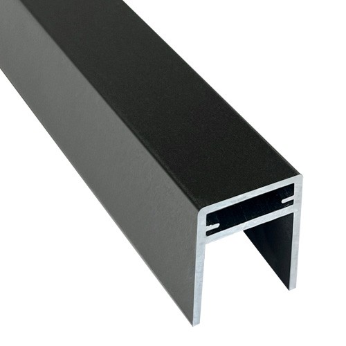 П-профиль Алюминиевый EasyDecking 35x25 Черное дерево купить в New Moscow