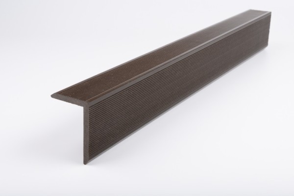 Угол торцевой Ecodecking Титан 60х40х3000 Шоколад купить в New Moscow