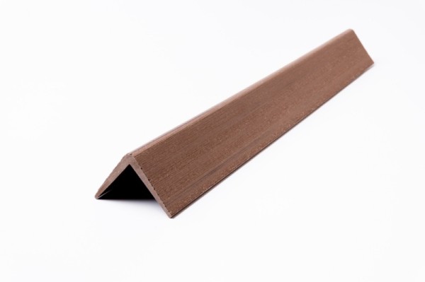 Угол торцевой Ecodecking Практик 50х50х3000 Шоколад купить в New Moscow