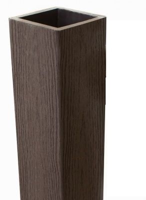 Столб опорный Woodvex Co-Extrusion Венге купить в New Moscow