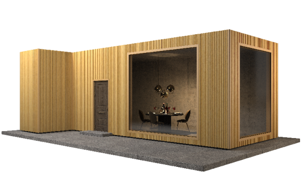 Фасадная панель GRINDERDECO, ДПК,двухсторонняя Песчаник купить в New Moscow