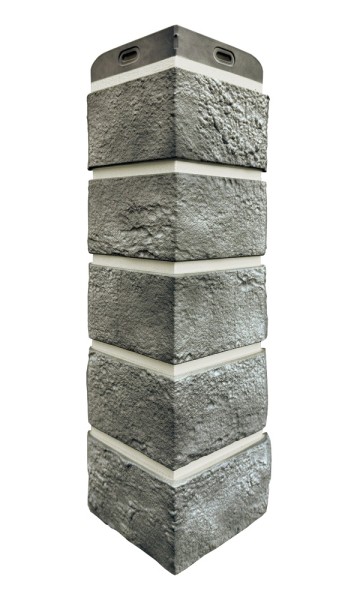 Угол Grand Line состаренный кирпич Элит гранит, ШОВ белый купить в New Moscow