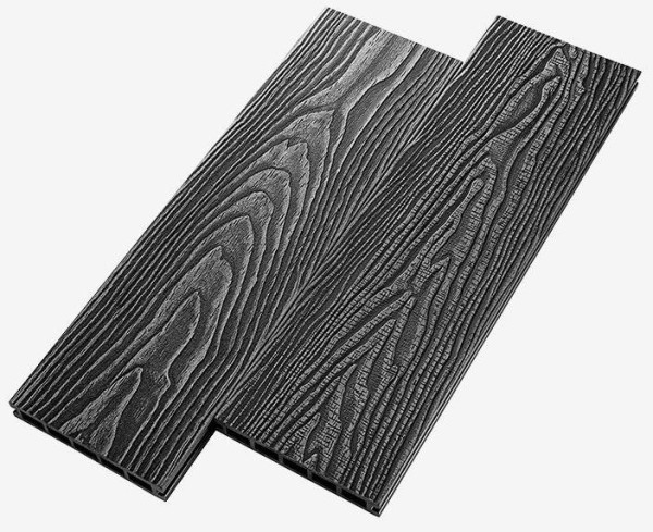 Террасная доска из ДПК RusDecking Unodeck Vintage - Графит купить в New Moscow