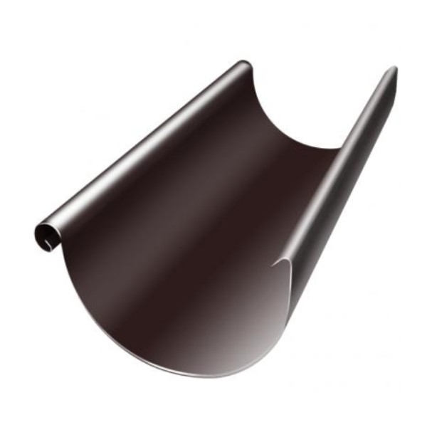 Водосток Grand Line 125x90 – Желоб 3м RAL 8017 купить в New Moscow