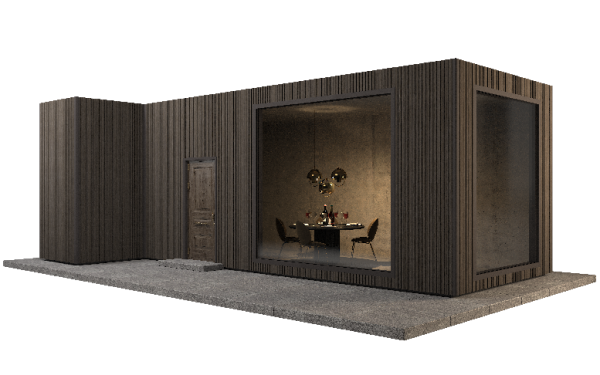 Фасадная панель GRINDERDECO, ДПК,двухсторонняя Венге купить в New Moscow