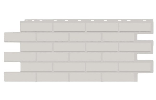 Фасадная панель T-Siding Кирпич Модерн Эко Уайт купить в New Moscow