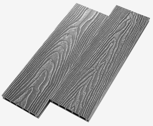 Террасная доска из ДПК RusDecking Unodeck Vintage - Серый купить в New Moscow