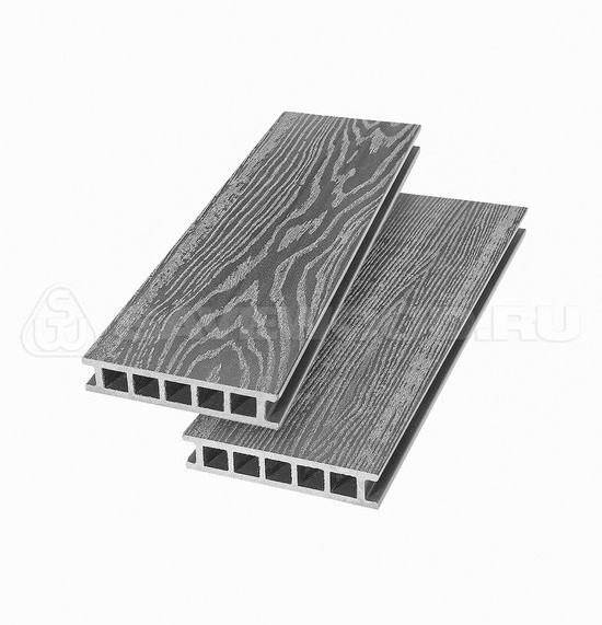 Террасная доска из ДПК SW-Fagus «SaveWood» пепельный купить в New Moscow