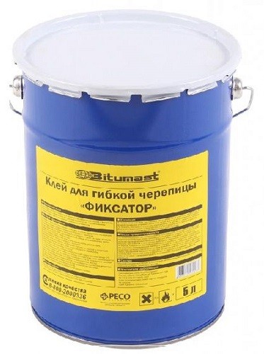 Клей для гибкой черепицы BITUMAST 5 л купить в New Moscow