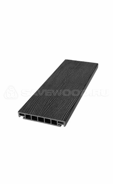 Террасная доска из ДПК SW Salix (S) (R) черный купить в New Moscow